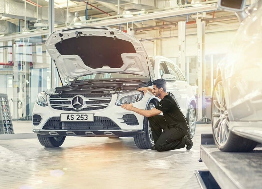 الصيانة-الدورية-لمرسيدس -في-الرياض