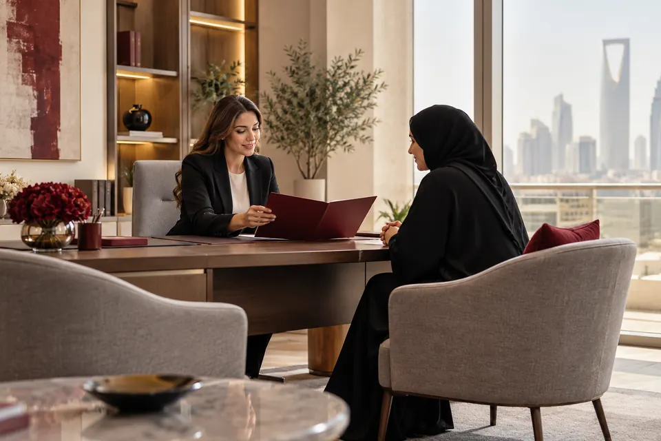 استشارة داخل مكتب لخدمات الاستقدام